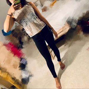 Allsaints sheer white tank top (see through)